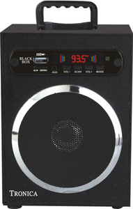 Tronica Black Box Portable Home Audio Speaker