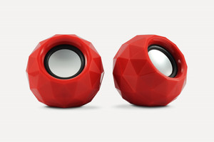 Zebronics Crystal Red Laptop/Desktop Speaker