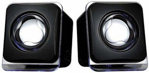 Ad Net 2.0 Mini Audio (Black 2.0 Channel) Portable Laptop/Desktop Speaker