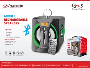 Audionic REX-05 Portable Bluetooth Laptop/Desktop Speaker