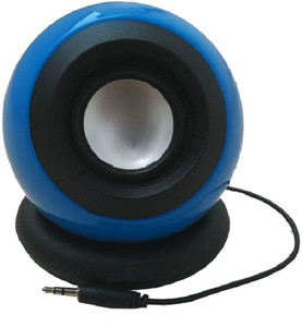 Ad Net Blue Mini RechargeableWired Portable Mobile/Tablet Speaker