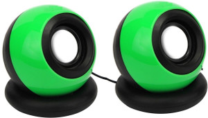 Ad Net Usb 2.0 Wired Portable Mini (Green 2.0 Channel) Portable Laptop/Desktop Speaker