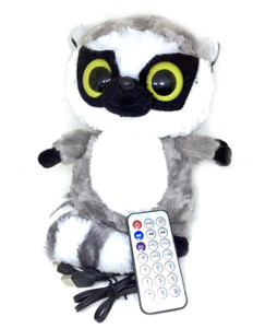 Shrih Multifunctional OWL Plush Toy Wireless Micro SD Memory Card Stereo w/ FM Radio Microphone Portable Bluetooth Laptop/Desktop Speaker