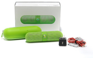 Finger's Limited Edition Pill Big Sound Box Green Portable Bluetooth Mobile/Tablet Speaker