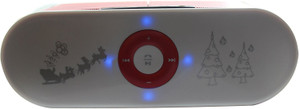 DMG Merry Christmas Pattern Super Bass Stereo Portable Bluetooth Mobile/Tablet Speaker