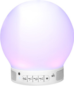 Zoook Smart Multi-Color Lamp Eureka-W Portable Bluetooth Mobile/Tablet Speaker