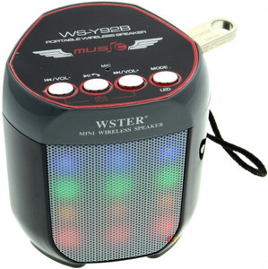 Outre WS-Y92B Disco Light Outdoor Wireless Radio Function TF Card Portable Bluetooth Mobile/Tablet Speaker