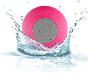 Music World Waterproof/Shower Portable Bluetooth Mobile/Tablet Speaker