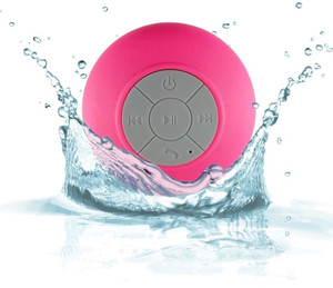 Music World Waterproof/Shower Portable Bluetooth Mobile/Tablet Speaker