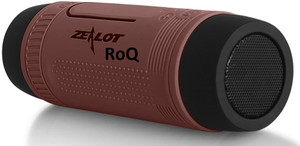 ROQ Zealot S1 Sports Music With LED Flash Light 4000mAh Power Bank USB TF Card Aux Support Waterproof Wireless With Mic Portable Bluetooth Mobile/Tablet Speaker