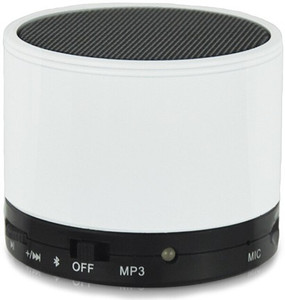 CheckSums 11610 S10 White Portable Wireless BT Speaker For Mobile Phone Portable Bluetooth Mobile/Tablet Speaker