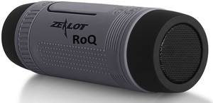 ROQ Zealot S1 Sports Music With LED Flash Light 4000mAh Power Bank USB TF Card Aux Support Waterproof Wireless With Mic Portable Bluetooth Mobile/Tablet Speaker