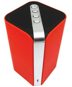 Pinglo Portable Mini Speaker TG011 with Built in Rechargeable Battery (Red) Portable Bluetooth Mobile/Tablet Speaker
