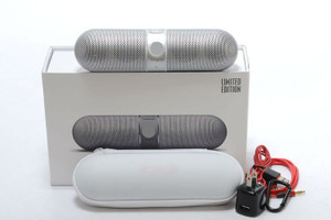 Finger's Limited Edition Pill Big Sound Box Silver Portable Bluetooth Mobile/Tablet Speaker