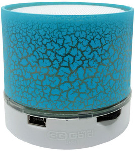 3G Gold Royal Mini Drum Speaker Portable Bluetooth Mobile/Tablet Speaker