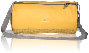 Cosmus Bayliss Yellow with shoe compartment 18.5 inch / 47 cm Round Duffle Bag