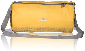 Cosmus Bayliss Yellow with shoe compartment 18.5 inch / 47 cm Round Duffle Bag