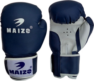 Maizo Striker Training Gloves 12 Oz Boxing Gloves (M, Blue, White)