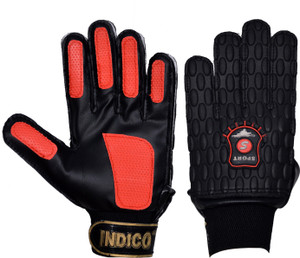 Indico Keeper mould pu Football Gloves (L, Multicolor)
