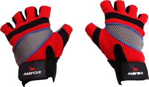 Mayor Granada Gym & Fitness Gloves (S, Red, Black)