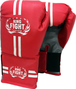 Ring Fight Star Boxing Gloves (Boys, Red)