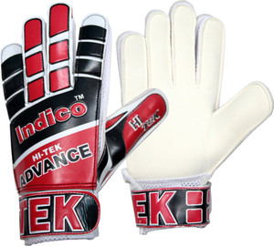 Indico Keeper Hi-Tek Football Gloves (L, Multicolor)