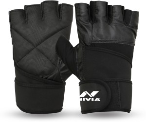 Nivia ProWrap Gym & Fitness Gloves (L, Multicolor)