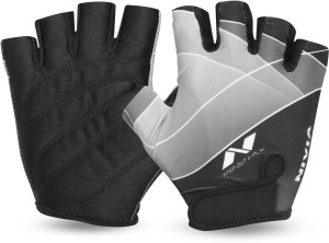 Nivia Crystal Gym & Fitness Gloves (M, Black)