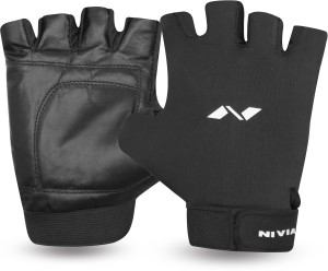 Nivia Dragon Gym & Fitness Gloves (L, Black)