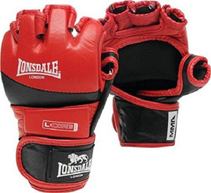Xpeed AMATEUR MMA FIGHT Martial Art Gloves (L, Red-Black)