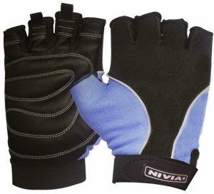 Nivia Leather Dragon Gym & Fitness Gloves (L, Multicolor)