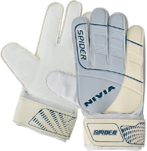 Nivia Spider Goalkeeping Gloves (L, Red, White)