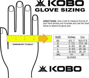 Gloves Size Chart India