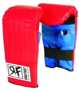 Ring Fight Punching Gloves Boxing Gloves (M, Red, Blue)