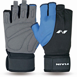 Nivia Strider Gym & Fitness Gloves (L, Multicolor)