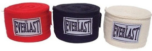 Everlast 108 inch Hand Wraps - 3 Pack Boxing Gloves (Free Size, Multicolor)