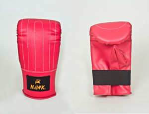 HAWK Punch Gym & Fitness Gloves (L, Red)
