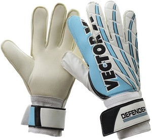 Vector X Defender Goalkeeping Gloves (XXXL, White, Blue)