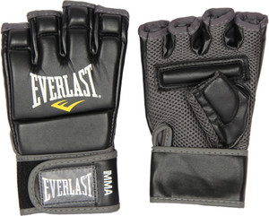 Everlast MMA Kickboxing Boxing Gloves (Black)