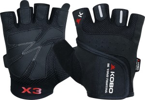 Kobo Grippy Gym & Fitness Gloves (M, Assorted)
