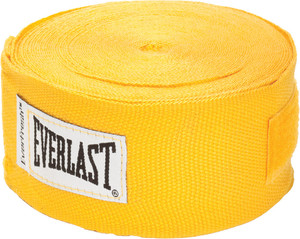 Everlast 180 inch Hand Wraps Boxing Gloves (M, Yellow)