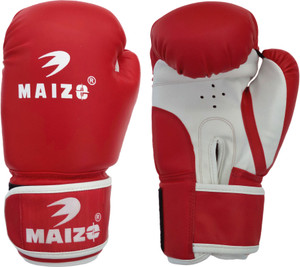 Maizo Striker Training Gloves 12 Oz Boxing Gloves (M, Red, White)