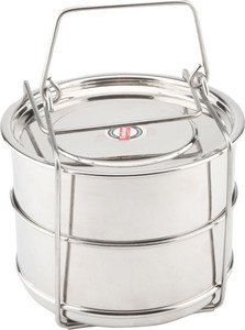 Embassy Cooker Separator Set Suitable For Prestige Outer Lid Cooker Stainless Steel Steamer