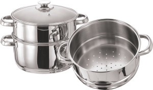 PRISTINE Multipurpose Induction Base Stainless Steel Steamer