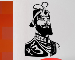 Decor City Large Guru Gobind Singh Wall Stickers Sticker Pack Of 1