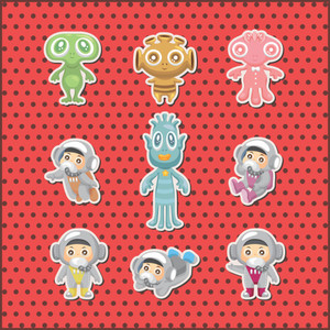 DeStudio Small Mobile, Fridge & Laptop Stickers Sticker