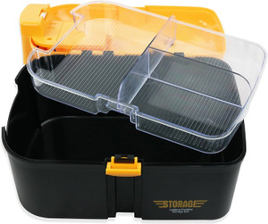Kreativekudie Battery Operated Lighting Multifunctional Storage Box With LED Torch Tool Box Car Kit - 4000 ml Plastic Multi-purpose Storage Container