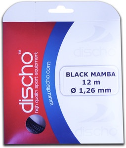Discho Black Mamba 1.26mm - Single Set 1.26mm Tennis String - 12 m