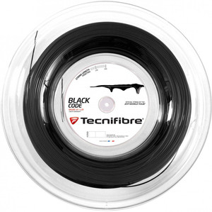 Tecnifibre Black Code 16 Tennis String - 200 m