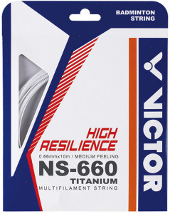 Victor NS-660 Ti-A 0.66 mm Badminton String - 10 m